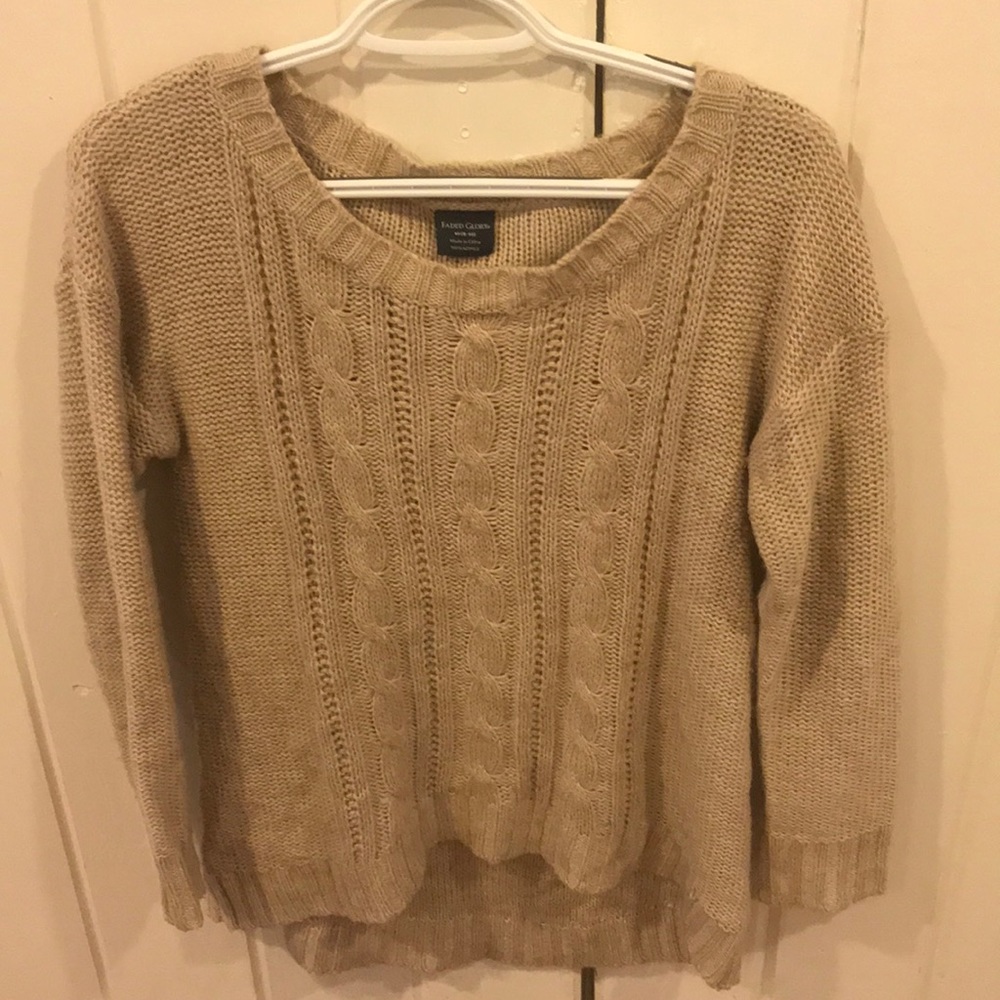 Neutral sweater